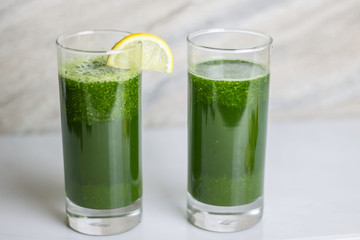 Healthy green juice