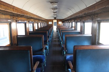 蒸気機関車の座席 SL Steam Locomotives seats  大井川鉄道 Oigawa railway