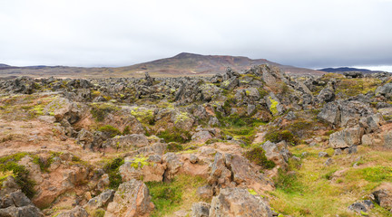 Fototapeta na wymiar Krafla volcanic area in Iceland