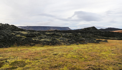 Leirhnjukur lava field in Iceland