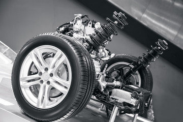 suspension system of the car