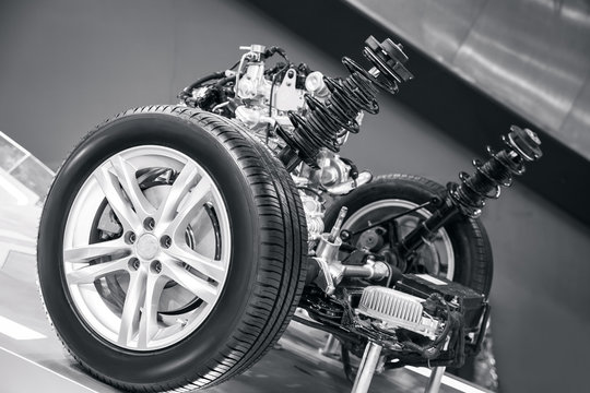 suspension system of the car