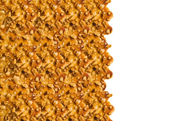 Round cookies with nuts