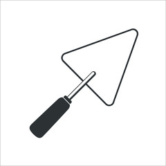 Trowel icon. Vector Illustration