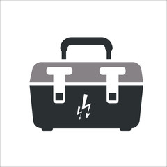 Tool box icon. Vector Illustration