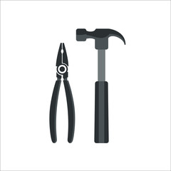 Pliers icon. Vector Illustration