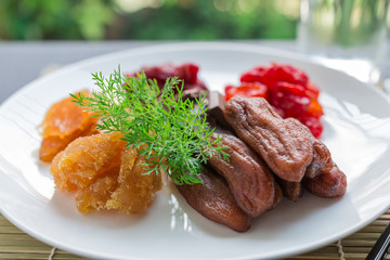 Mixed dried fruits