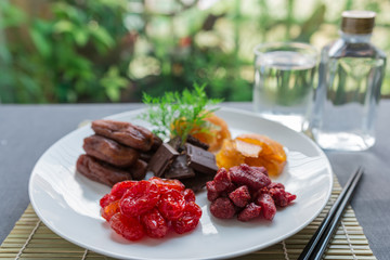 Mixed dried fruits