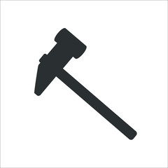 Hammer icon. Vector Illustration