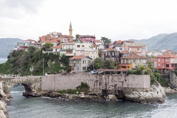 Obraz premium Amasra district of Bartin province of Turkey.