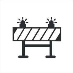 Trafic sign icon. Vector Illustration