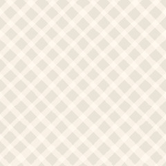 Vector grunge strokes criss cross seamless pattern on the beige background. Monochrome texture.