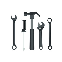 Hammer icon. Vector Illustration