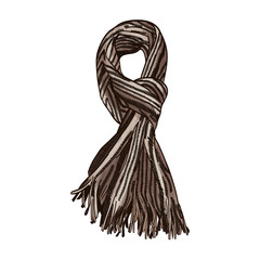 Accessory vector drawing isolated white background