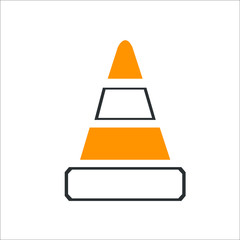 Cone, road icon