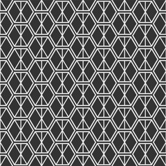 Background, pattern, geometric shapes, black and white. Vector art