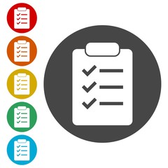 Fototapeta premium Checklist Icon 