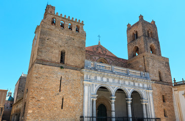 Fototapeta na wymiar Monreale Cathedral, Palermo, Sicily, Italy