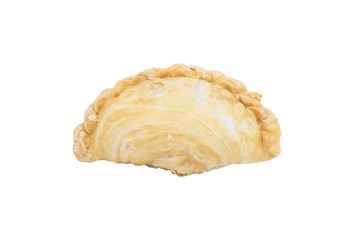 Curry puff isolated on white