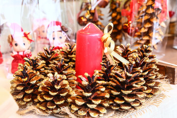 christmas decorations and little markets