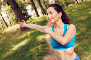 Stretching In Nature