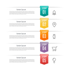 Infographic design vector and marketing icons can be used for workflow layout, diagram, annual report, web design. Business concept with 4 options, steps or processes