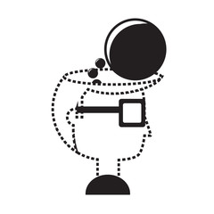 speech bubble design concept 