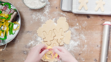 Baking sugar cookies