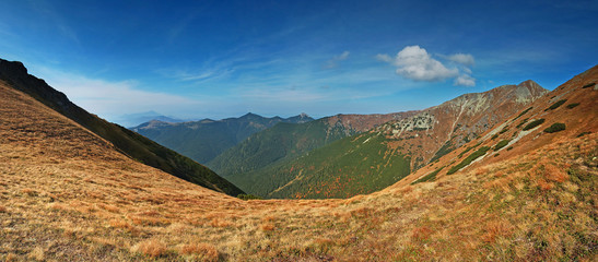 Panorama z Jałowieckiej Przełęczy na Siwy Wierch © Ola i Eryk
