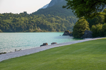 The lake of Molveno, Trento