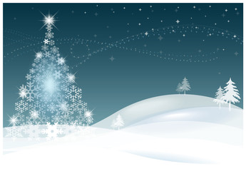 merry Christmas and happy new year background vector design