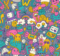 detailed doodle pattern