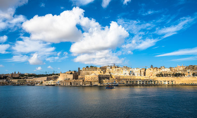 Obraz premium View of Valletta, the capital of Malta