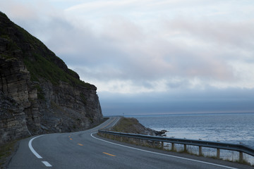 Eastern coastal road, North Cape