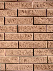 Brick wall texture, brick wall background, brick wall for interior or exterior design with copy space for text or image. Red organic brick wall texture background