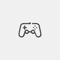 Play station game control vector icon illustration symbol
