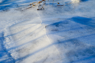 Details of the broken ice