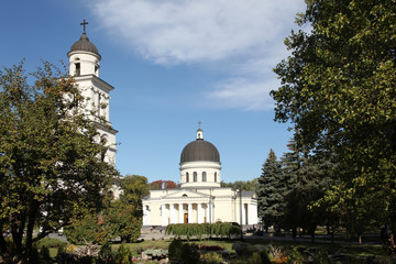 Nativity Cathedral and bell tower in Kishinev (Chisinau), Moldova