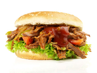 Pulled Beef Burger