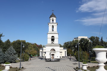 Nativity Cathedral and bell tower in Kishinev (Chisinau), Moldova