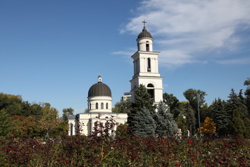 Nativity Cathedral and bell tower in Kishinev (Chisinau), Moldova