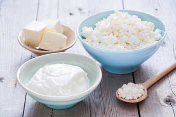 Organic Farming Cottage cheese, Sour cream and Butter