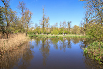 Fototapeta na wymiar Vondelpark à Amsterdam