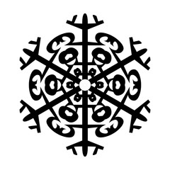 Obraz premium Snowflake Icon Graphic Symbol Design. Vector illustration isolated on white background.