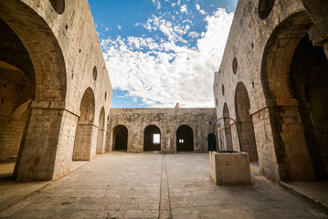 Fototapeta na wymiar Fort Lovrijenac, St. Lawrence Fortress building architecture in Dubrovnik