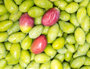 organic raw olives closeup, mediterranean food background