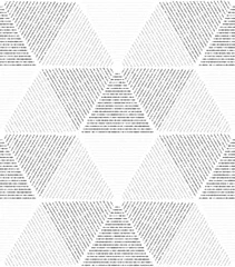 Wallpaper murals Industrial style White, gray modern geometric texture. A seamless vector background.