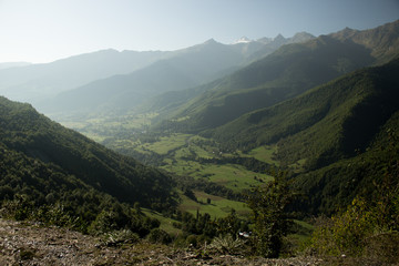 Naklejka premium Georgia Svaneti mountains