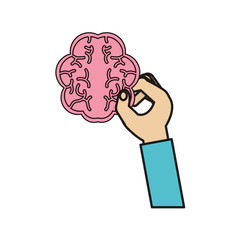 hand with brain icon