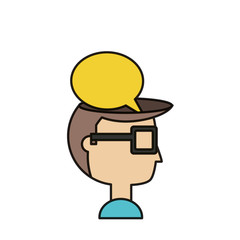 speech bubble design concept 